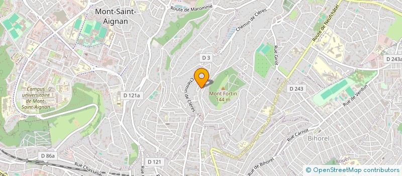 localisation de l'entreprise SCI SOCAPHIX à BOIS-GUILLAUME