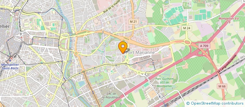 localisation de l'entreprise SCI SOCARA  MONTPELLIER