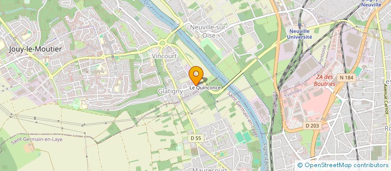 localisation de l'entreprise SCI SOCARB  JOUY-LE-MOUTIER