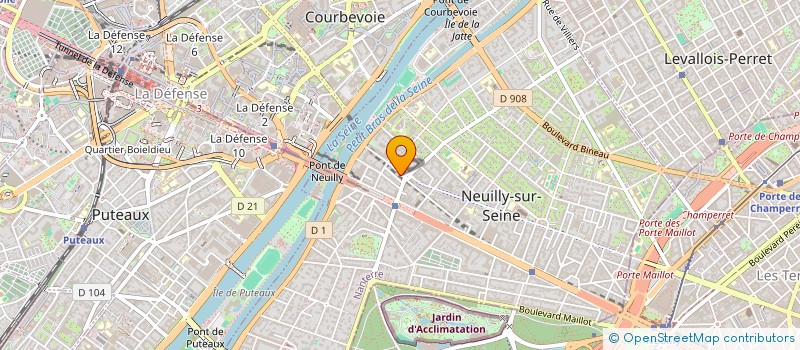 localisation de l'entreprise SCI SOCC à NEUILLY-SUR-SEINE