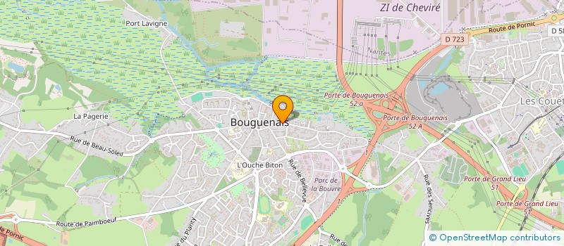 localisation de l'entreprise SCI SOCCA à BOUGUENAIS