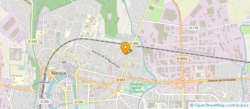 localisation de l'entreprise SCI SOCELIE à MEAUX