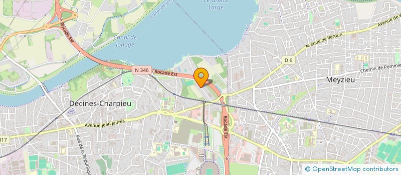 localisation de l'entreprise SCI SOCEMED  DECINES-CHARPIEU