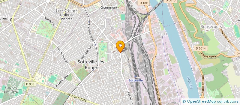 localisation de l'entreprise SCI SOCEPE  SOTTEVILLE-LES-ROUEN