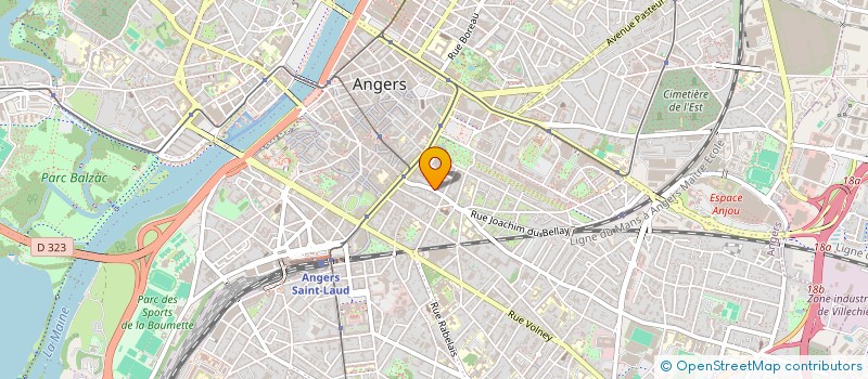 localisation de l'entreprise SCI SOCH à ANGERS