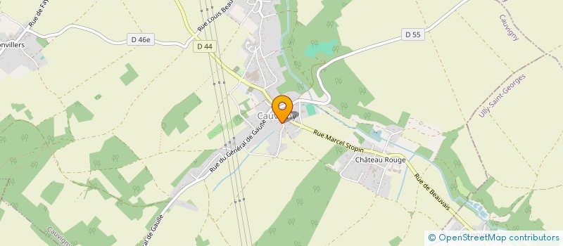 localisation de l'entreprise SCI SOCHAL  CAUVIGNY