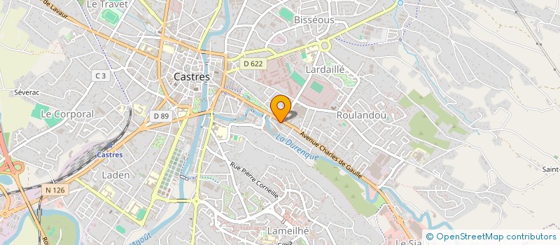 localisation de l'entreprise SCI SOCHIRO  CASTRES