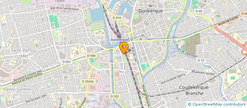 localisation de l'entreprise SCI SOCIAL SQUARE à DUNKERQUE