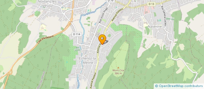 localisation de l'entreprise SCI SOCIETE ALPHA à ECHENOZ-LA-MELINE