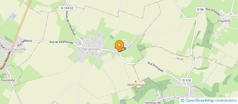 localisation de l'entreprise SCI SOCIETE CIVILE IMMOBILIERE DOZINEL  VACQUERIETTE-ERQUIERES