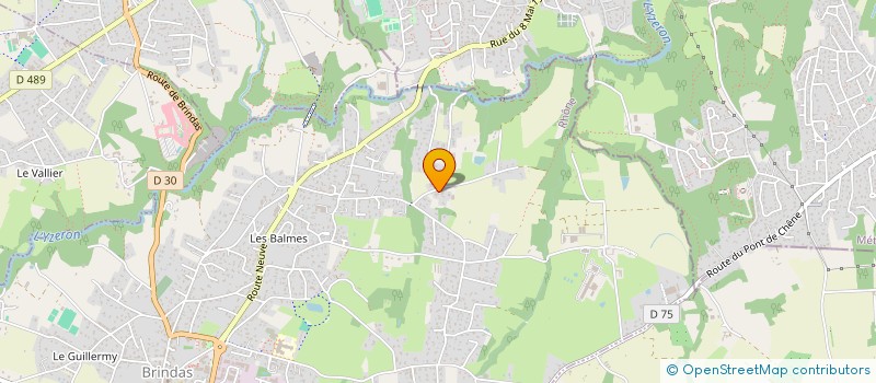 localisation de l'entreprise SCI SOCIETE CIVILE IMMOBILIERE LUCKY  BRINDAS