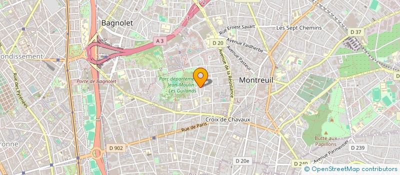 localisation de l'entreprise SCI SOCIETE CIVILIE IMMOBILIERE ZHAO à MONTREUIL
