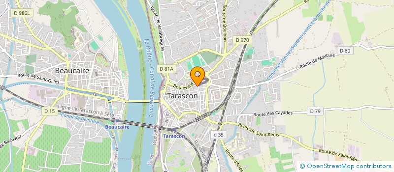 localisation de l'entreprise SCI SOCIETE DIMA  TARASCON