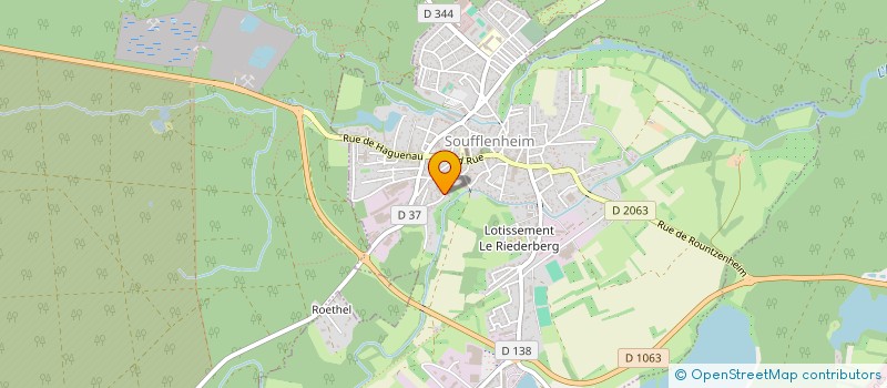 localisation de l'entreprise SCI SOCIETE IMMOBILIERE ERMIS  SOUFFLENHEIM