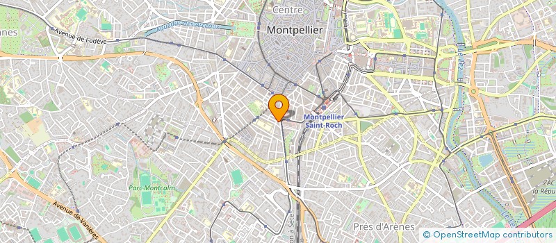localisation de l'entreprise SCI SOCIETE LAVERGNE ET FILS à MONTPELLIER