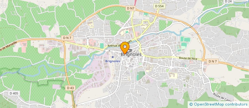 localisation de l'entreprise SCI SOCIETE M B  BRIGNOLES