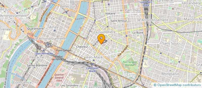 localisation de l'entreprise SCI SOCIM  LYON