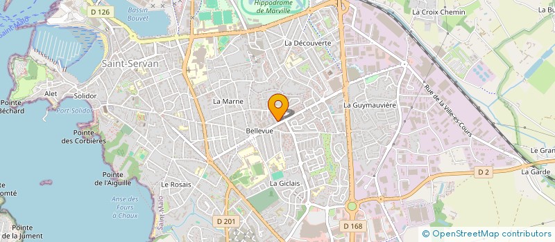 localisation de l'entreprise SCI SOCIMA  SAINT-MALO