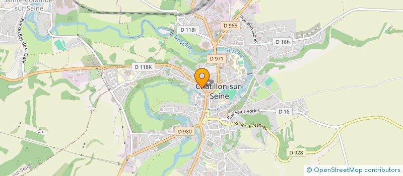 localisation de l'entreprise SCI SOCIPA  CHATILLON-SUR-SEINE