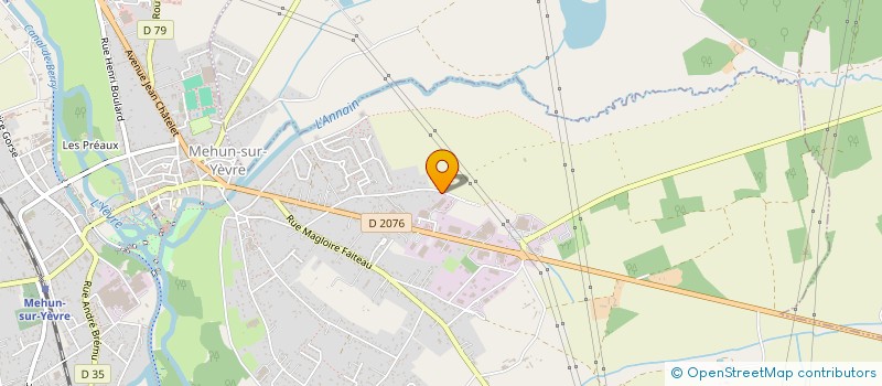 localisation de l'entreprise SCI SOCIPA  MEHUN-SUR-YEVRE