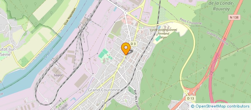 localisation de l'entreprise SCI SOCIPI  GRAND-COURONNE