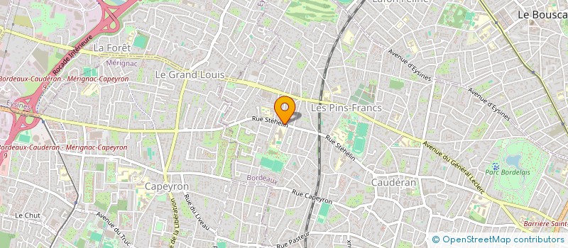 localisation de l'entreprise SCI SOCLEM  BORDEAUX