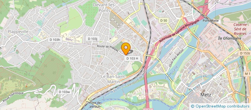 localisation de l'entreprise SCI SOCO  METZ