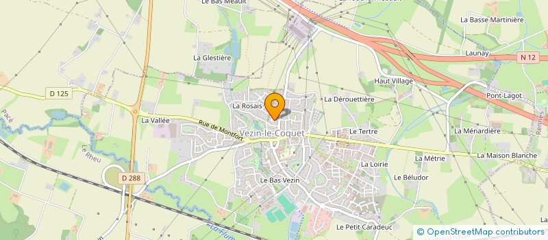 localisation de l'entreprise SCI SOCO  VEZIN-LE-COQUET