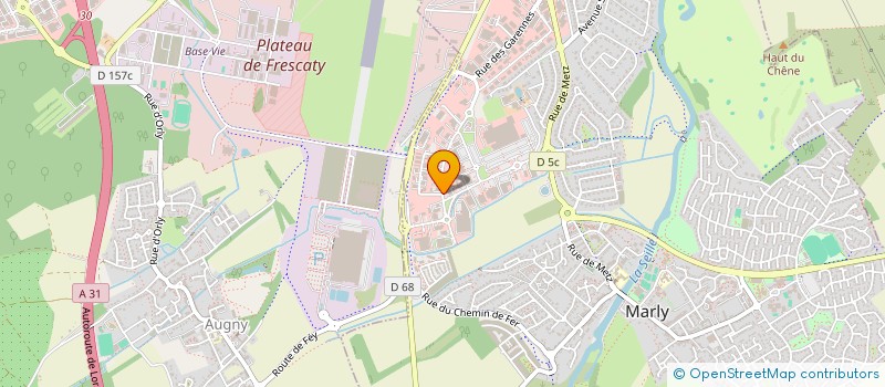 localisation de l'entreprise SCI SOCOBAT  MARLY