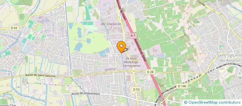 localisation de l'entreprise SCI SOCOGYPS INVESTMENTS  VEDENE