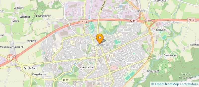 localisation de l'entreprise SCI SOCOLEM  LANDIVISIAU