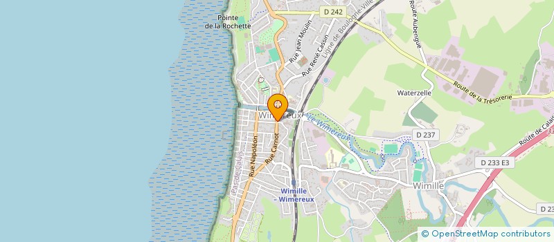 localisation de l'entreprise SCI SOCOMAG  WIMILLE