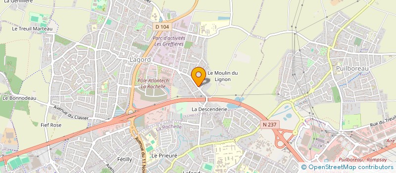 localisation de l'entreprise SCI SOCOTRA.FR  LAGORD