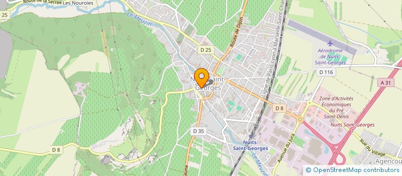 localisation de l'entreprise SCI SOCOVAC à NUITS-SAINT-GEORGES