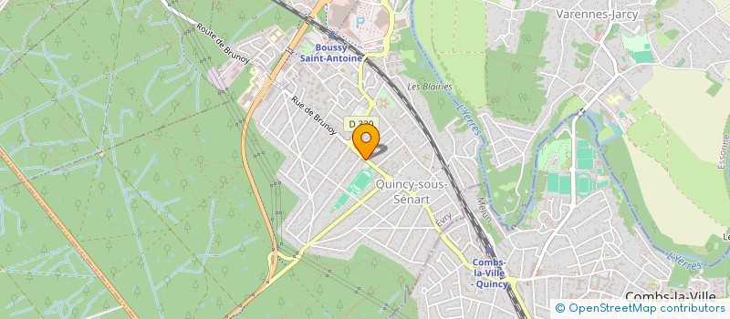 localisation de l'entreprise SCI SOCRATE  QUINCY-SOUS-SENART