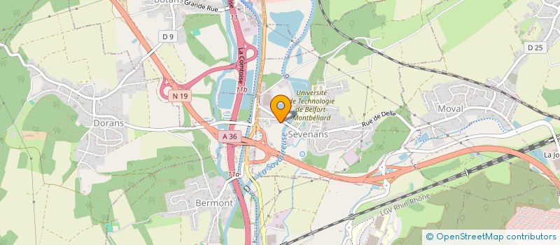 localisation de l'entreprise SCI SOCRATE à MEROUX-MOVAL