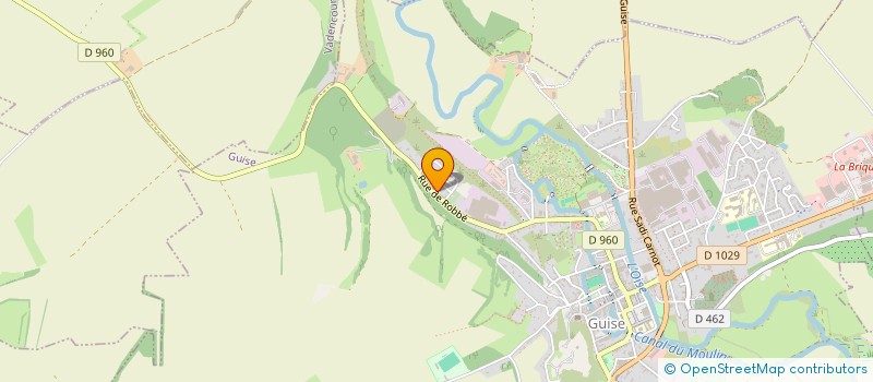 localisation de l'entreprise SCI SOCX  GUISE