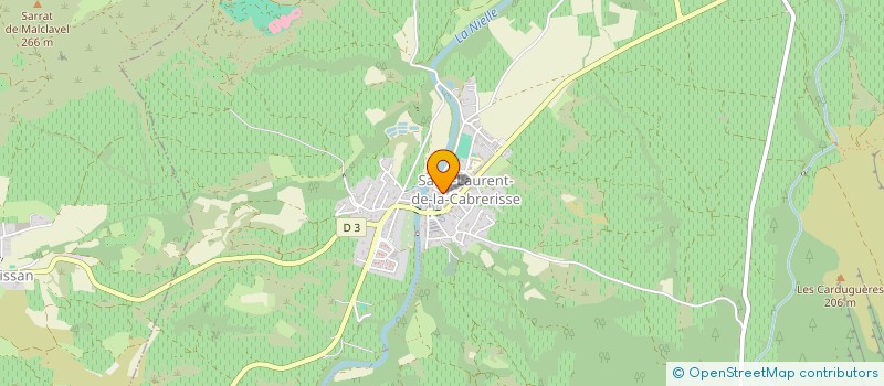 localisation de l'entreprise SCI SODA  SAINT-LAURENT-DE-LA-CABRERISSE