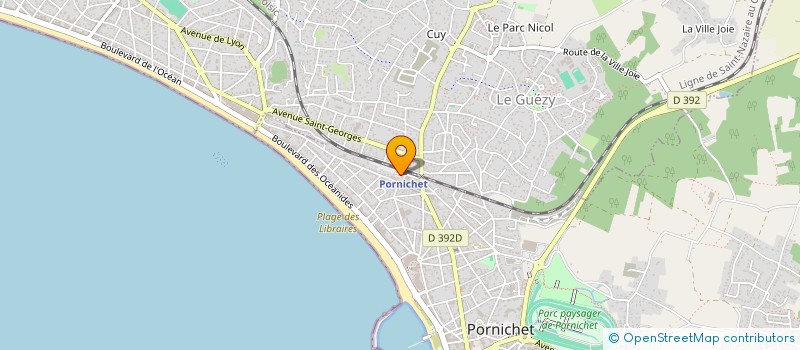 localisation de l'entreprise SCI SODA à PORNICHET