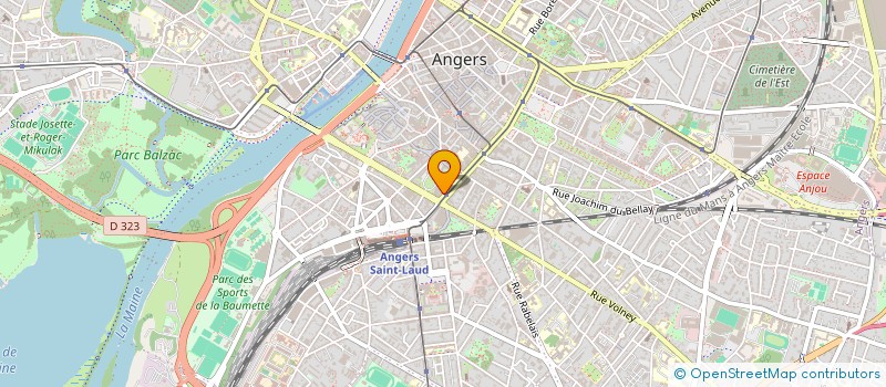 localisation de l'entreprise SCI SODA à ANGERS