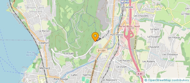 localisation de l'entreprise SCI SODA  GRESY-SUR-AIX