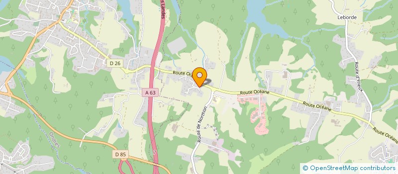 localisation de l'entreprise SCI SODALIMO  SAINT-MARTIN-DE-SEIGNANX