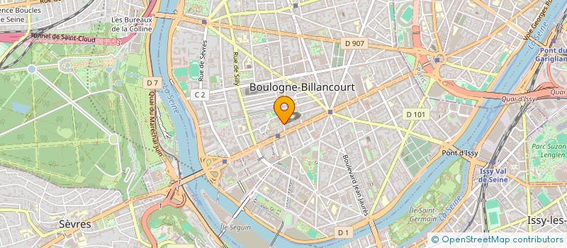 localisation de l'entreprise SCI SODAM à BOULOGNE-BILLANCOURT