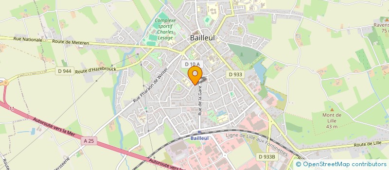 localisation de l'entreprise SCI SODAV à BAILLEUL