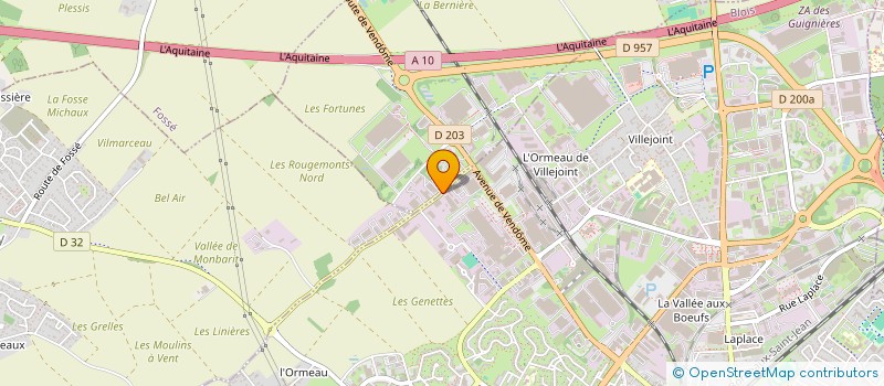 localisation de l'entreprise SCI SODECA  BLOIS