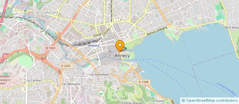 localisation de l'entreprise SCI SODEFIMMO 74 à ANNECY