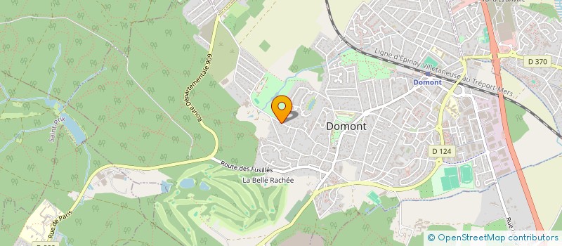 localisation de l'entreprise SCI SODEL  DOMONT