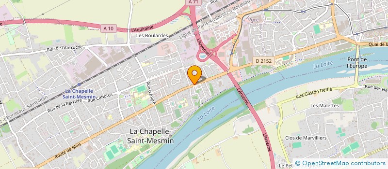 localisation de l'entreprise SCI SODEMAR à LA CHAPELLE-SAINT-MESMIN