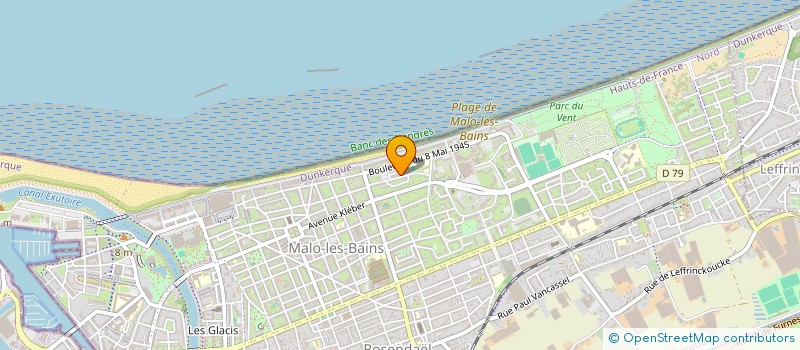 localisation de l'entreprise SCI SODEMO à DUNKERQUE