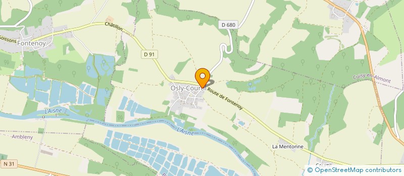 localisation de l'entreprise SCI SODEN  OSLY-COURTIL